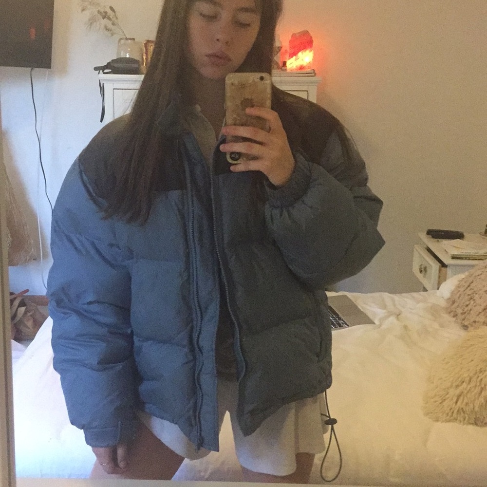 large old navy puffy down feather jacket - Picture 5 of 5